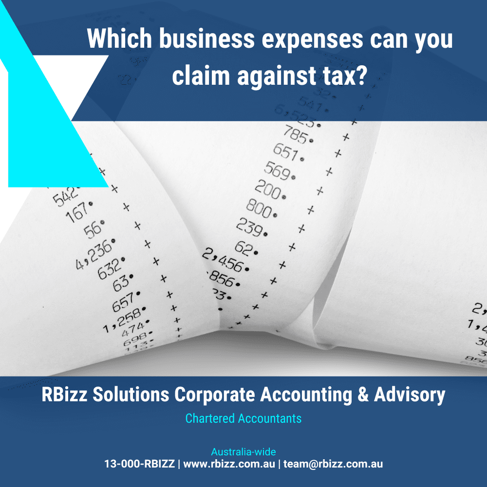 Which business expenses can you claim against tax?