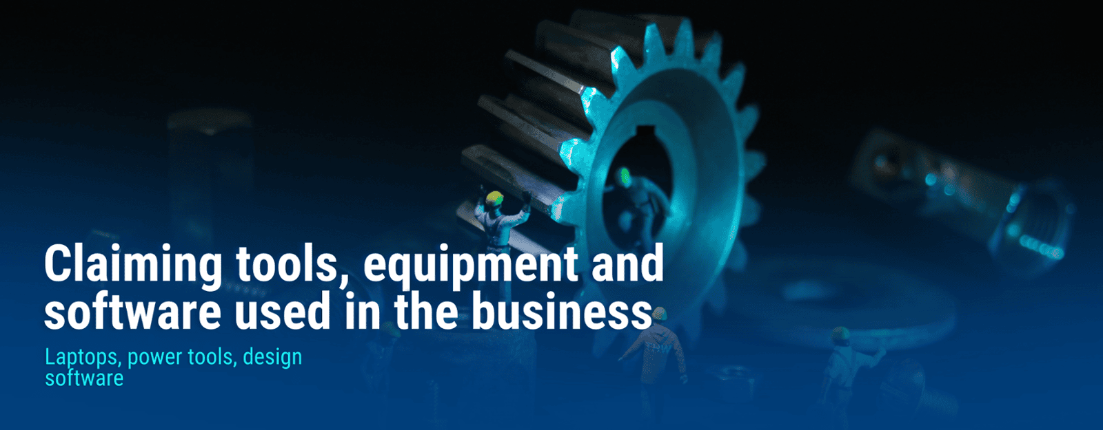 Claiming tools, equipment and software used in the business