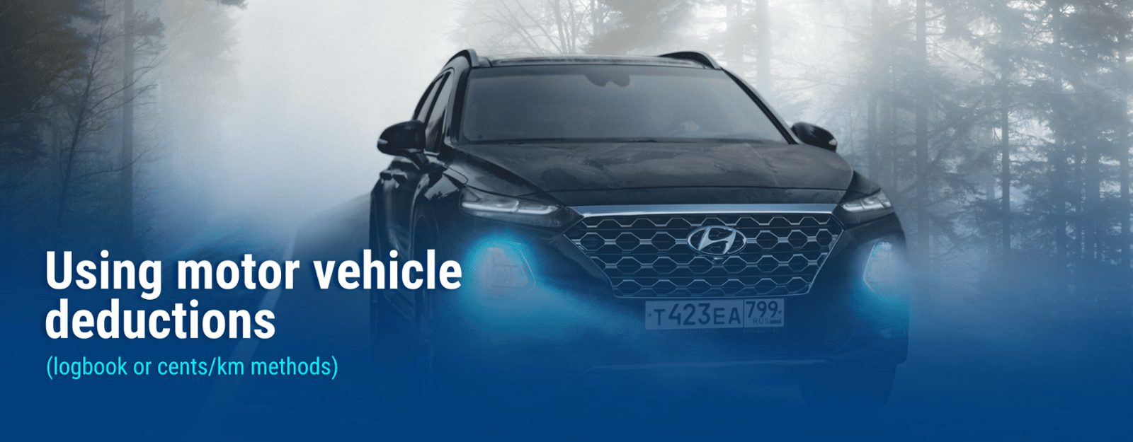 Using motor vehicle deductions (logbook or cents/km methods)