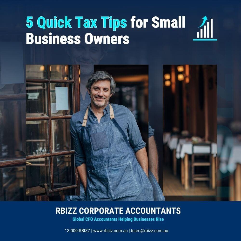 5 Quick Tax Tips for Small Business Owners