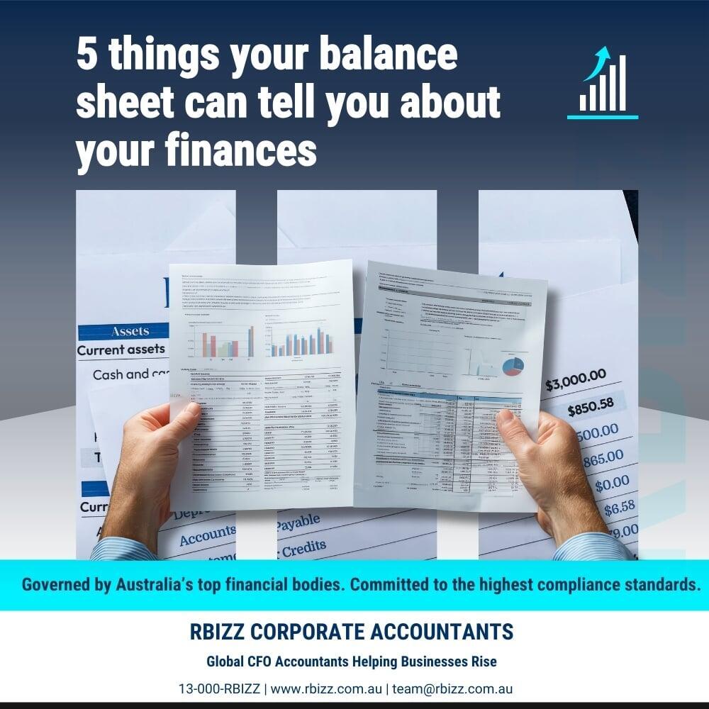5 things your balance sheet can tell you about your finances