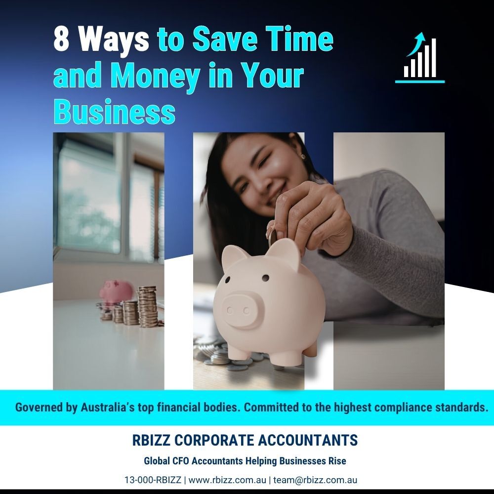 8 ways to save time (and money) in your business