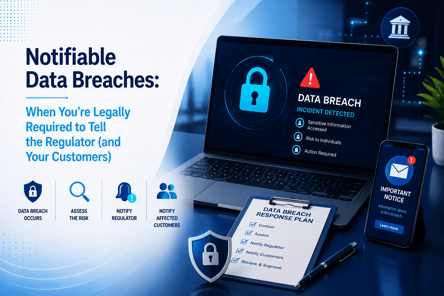 Notifiable Data Breaches: When You're Legally Required to Tell the Regulator (and Your Customers)