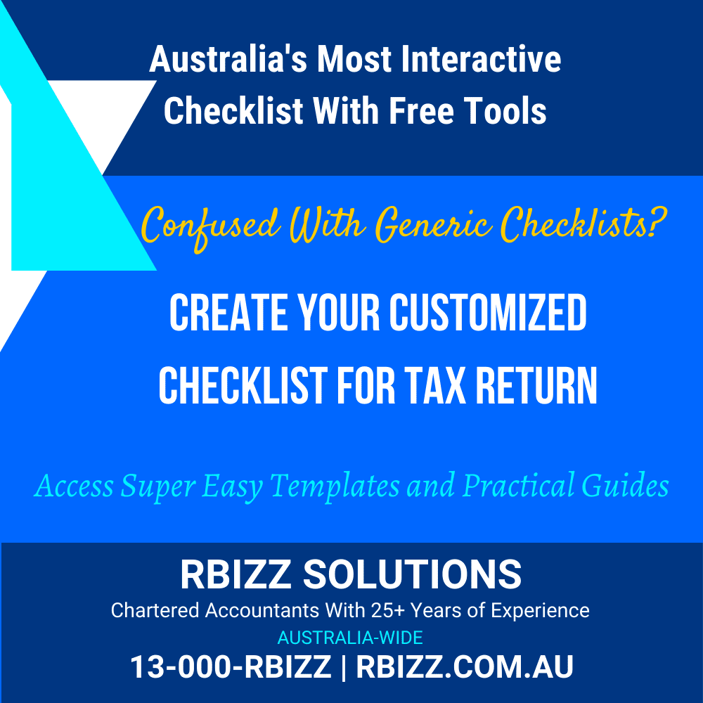 Australia's Most Interactive Tax Return Checklist With Guides