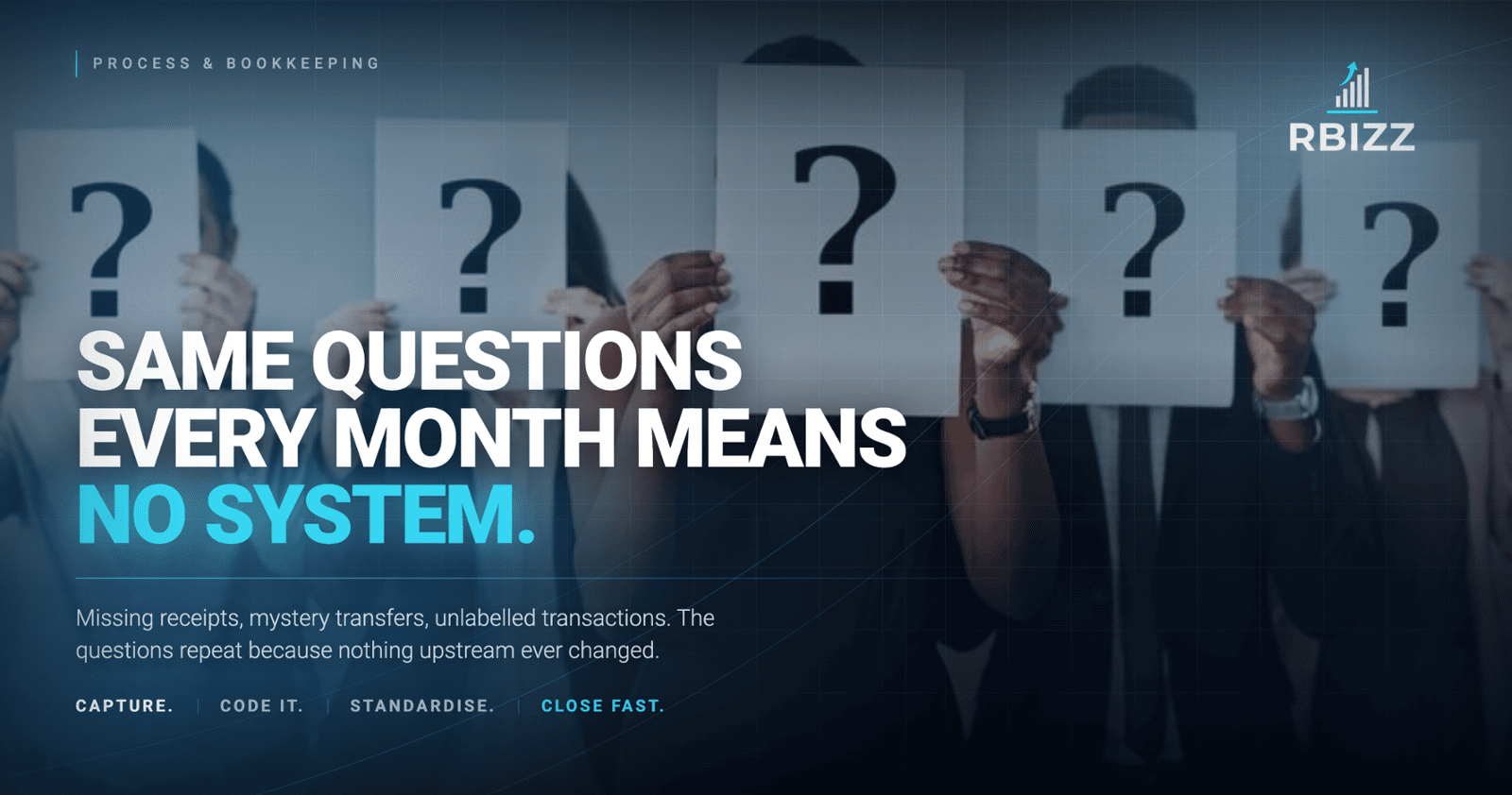 The Reason Your Bookkeeper Keeps Asking the Same Questions Every Month Isn't Them. It's Your Process.
