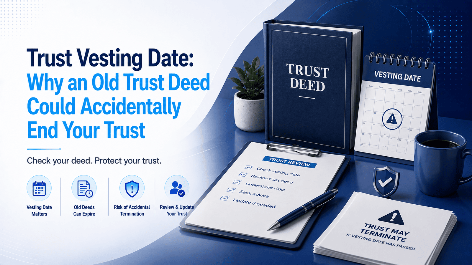 Trust Vesting Date: Why an Old Trust Deed Could Accidentally End Your Trust