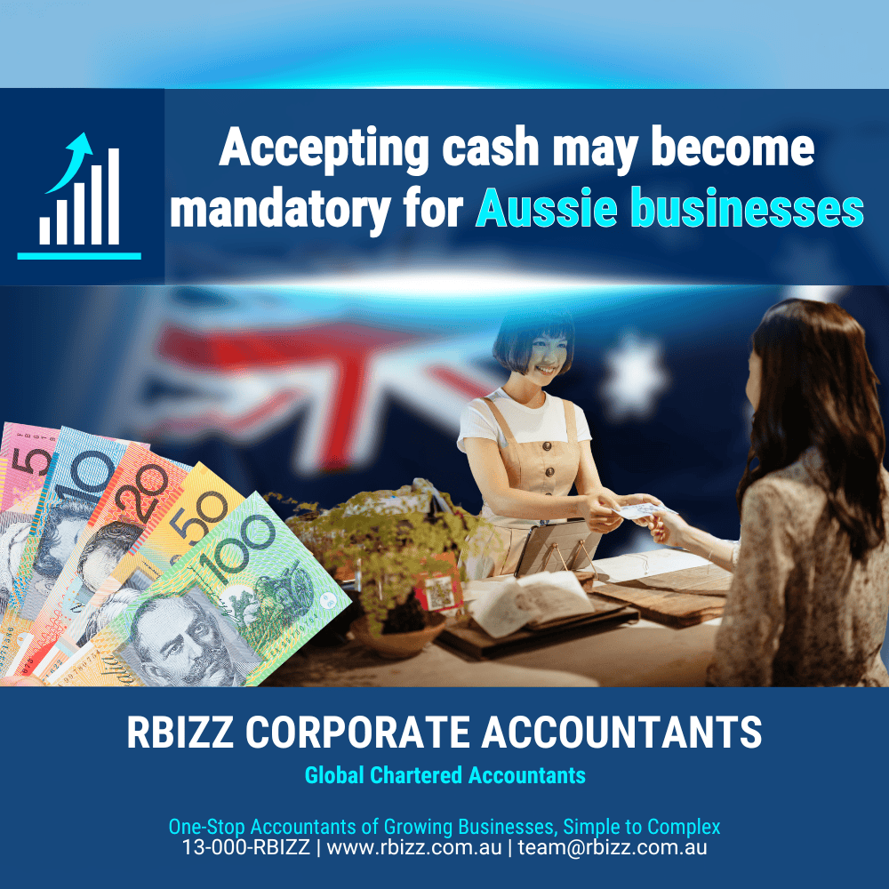 Accepting cash may become mandatory for Aussie businesses
