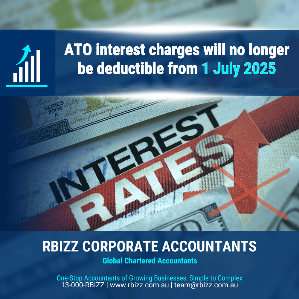 ATO interest charges will no longer be deductible from 1 July 2025