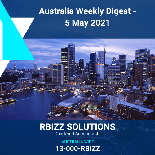Australia Weekly Digest - 5 May 2021