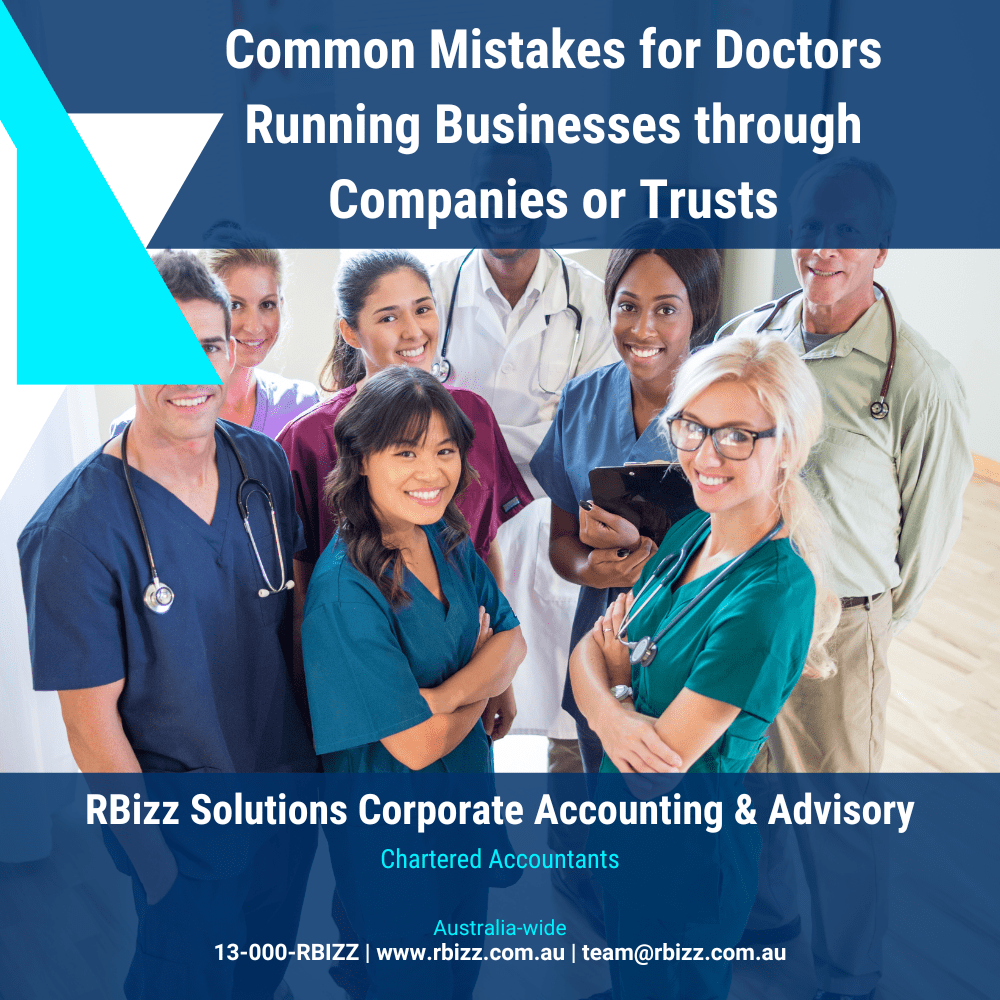 Avoiding Compliance Issues with the ATO: Common Mistakes for Doctors Running Businesses through Companies or Trusts