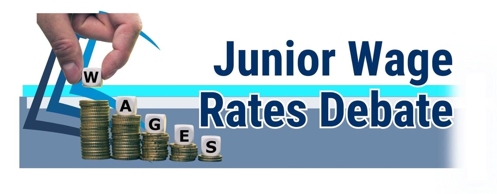 junior wage rates debate