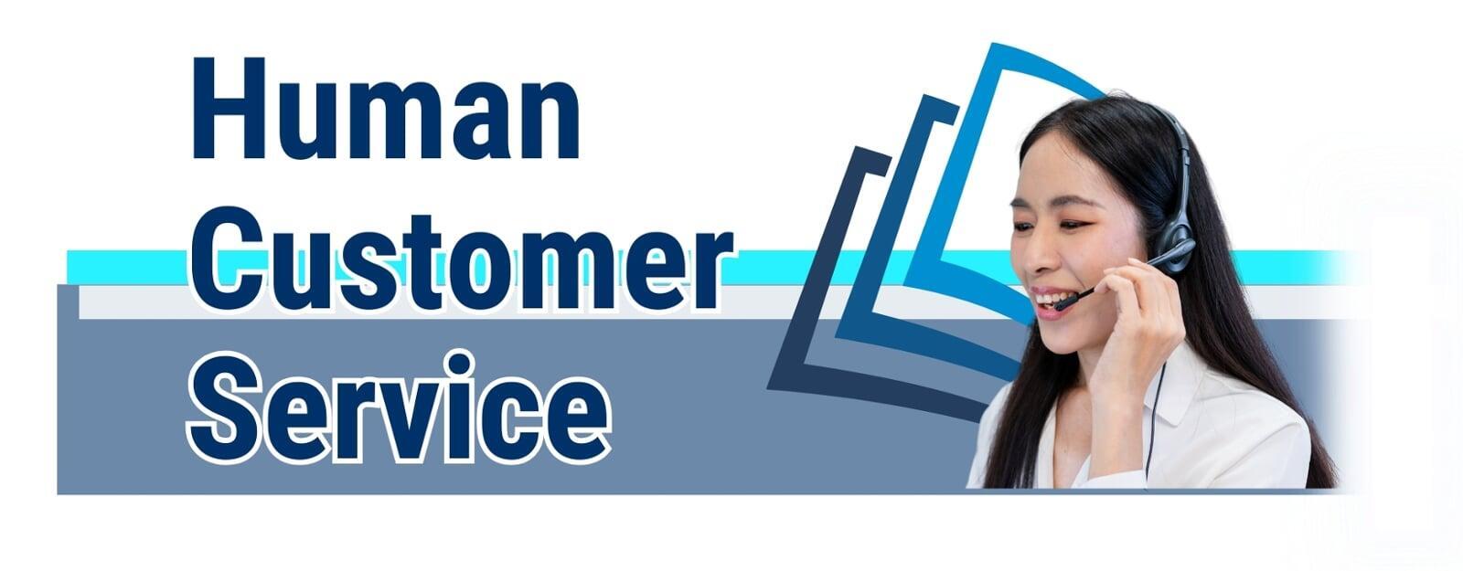 human customer service