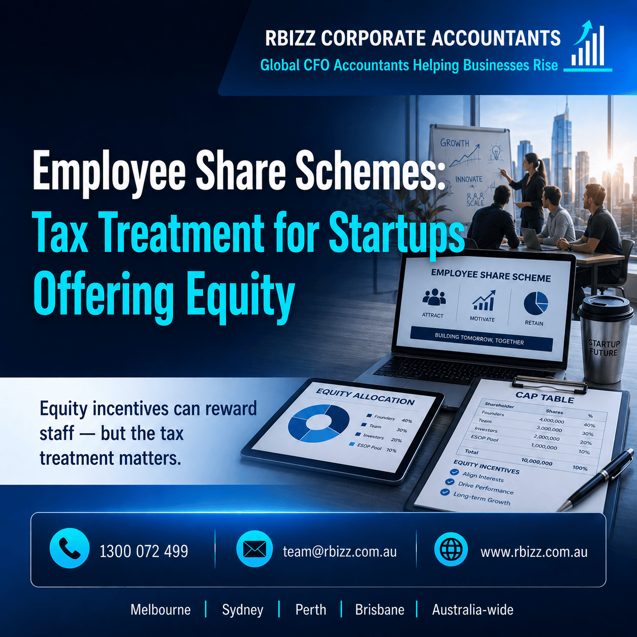 Employee Share Schemes: Tax Treatment for Startups Offering Equity