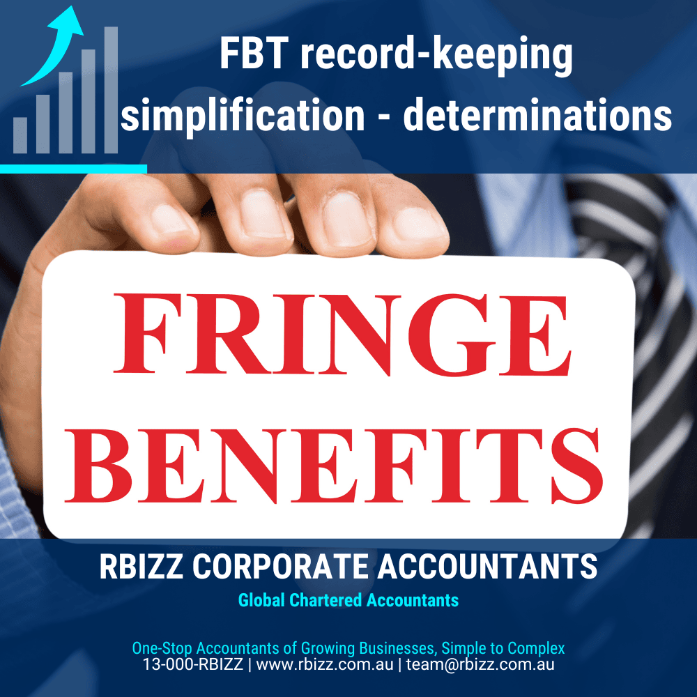 FBT record-keeping simplification - determinations finalised