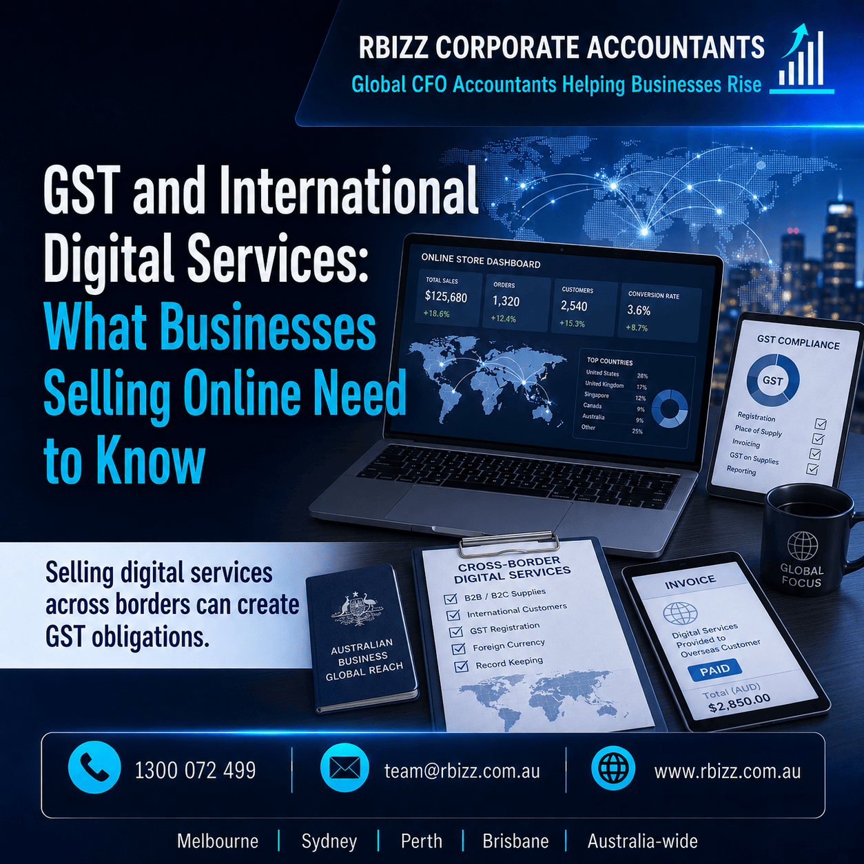 GST and International Digital Services: What Businesses Selling Online Need to Know