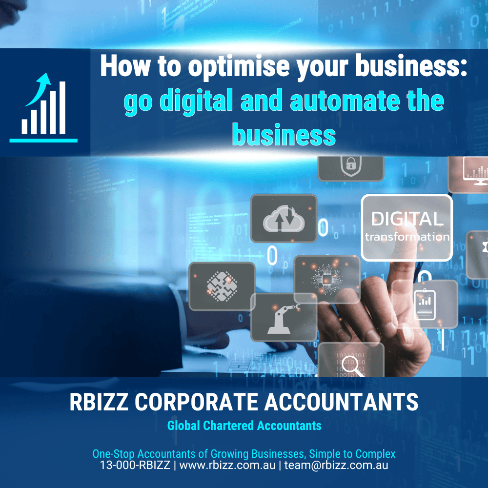 How to optimise your business: go digital and automate the business