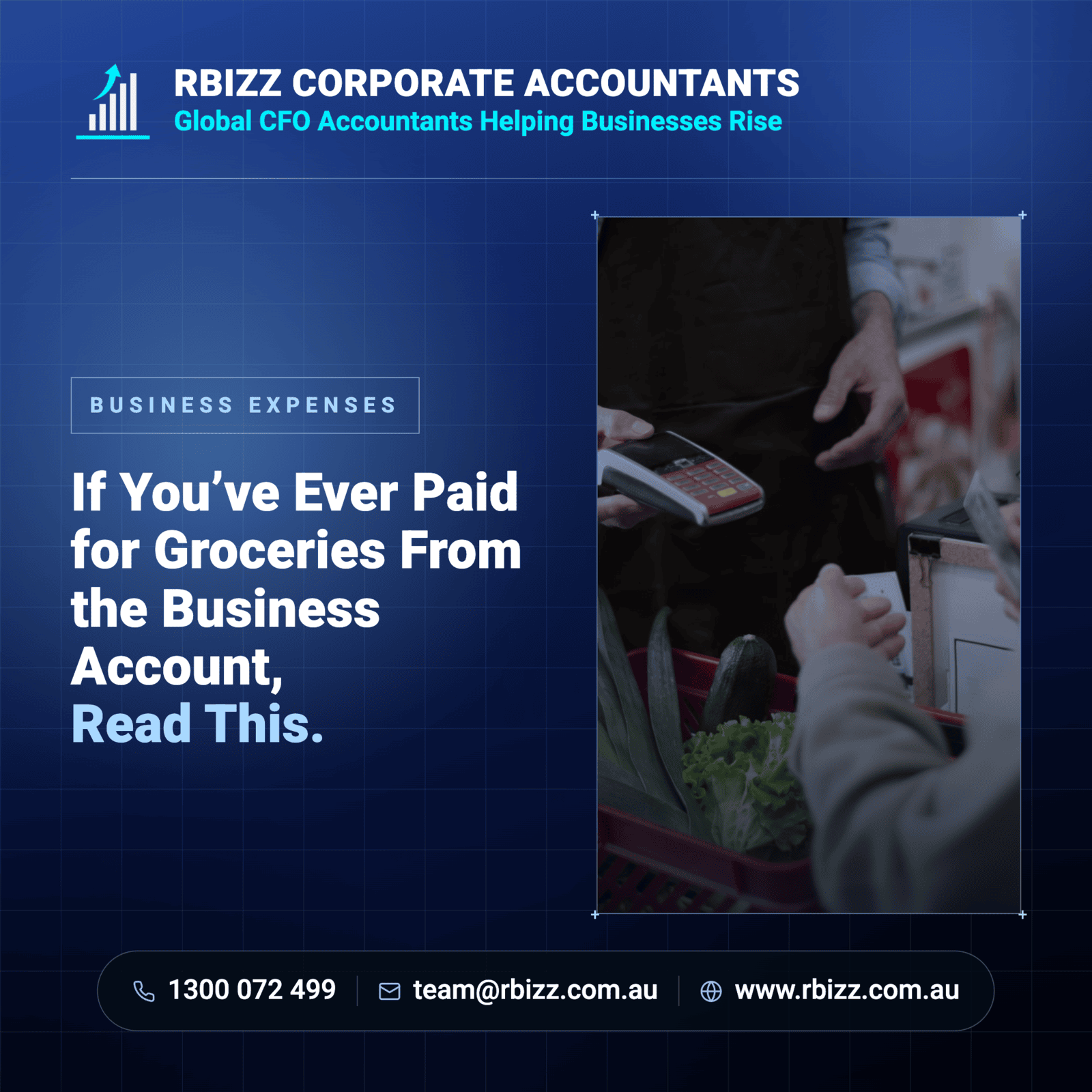 If You've Ever Paid for Groceries From the Business Account, Read This