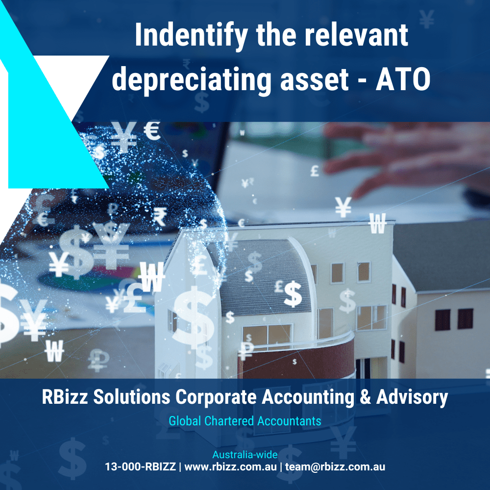 Indentify the relevant depreciating asset - ATO's guidance on composite items