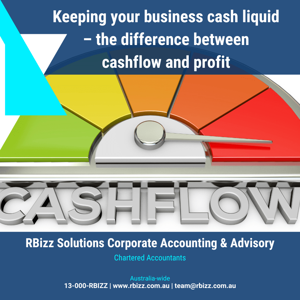 Keeping your business cash liquid – the difference between cashflow and profit