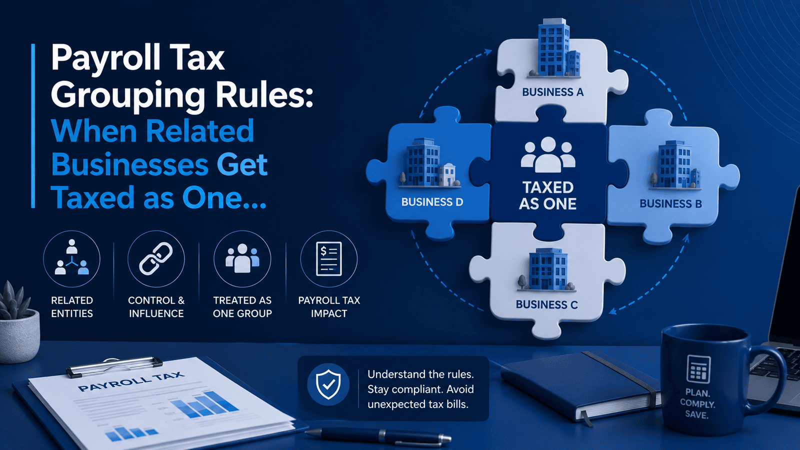 Payroll Tax Grouping Rules: When Related Businesses Get Taxed as One