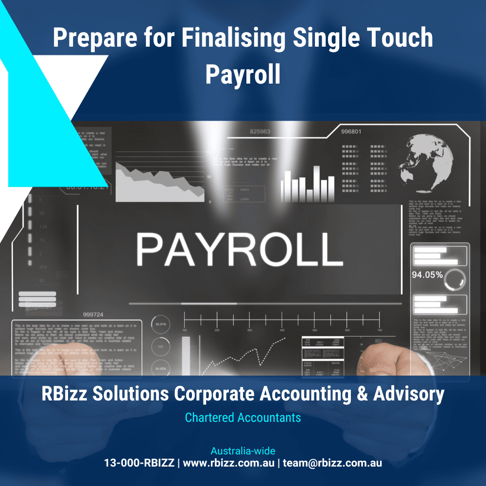 Prepare for Finalising Single Touch Payroll