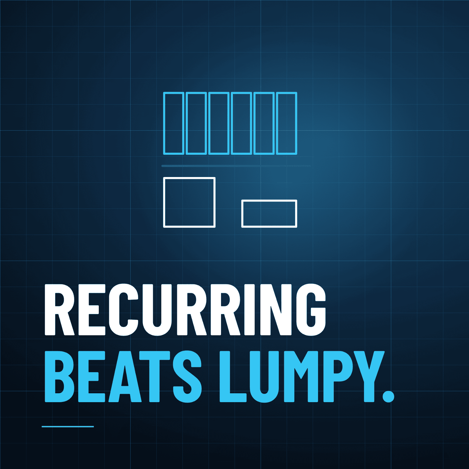 Revenue quality. Recurring, diversified revenue is worth more per dollar than large, lumpy, one-off, or concentrated-client revenue — even at the exact same total.