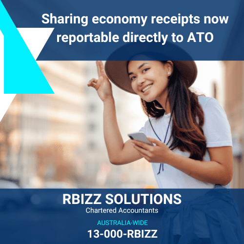 Sharing economy receipts now reportable directly to ATO