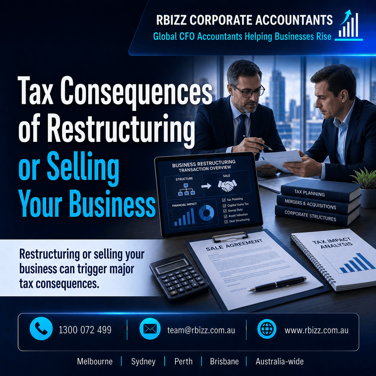 Tax Consequences of Restructuring or Selling Your Business