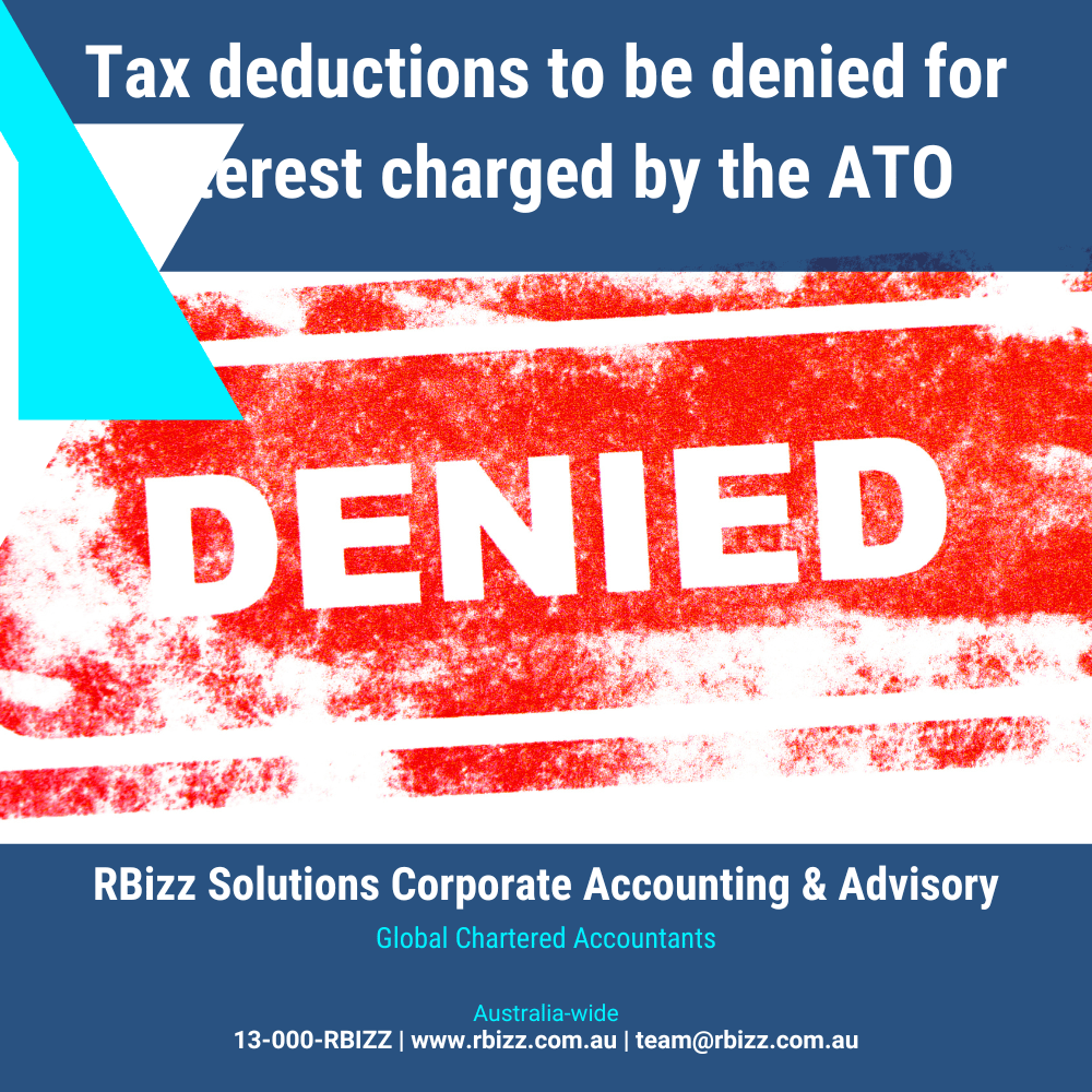 Tax deductions to be denied for interest charged by the ATO