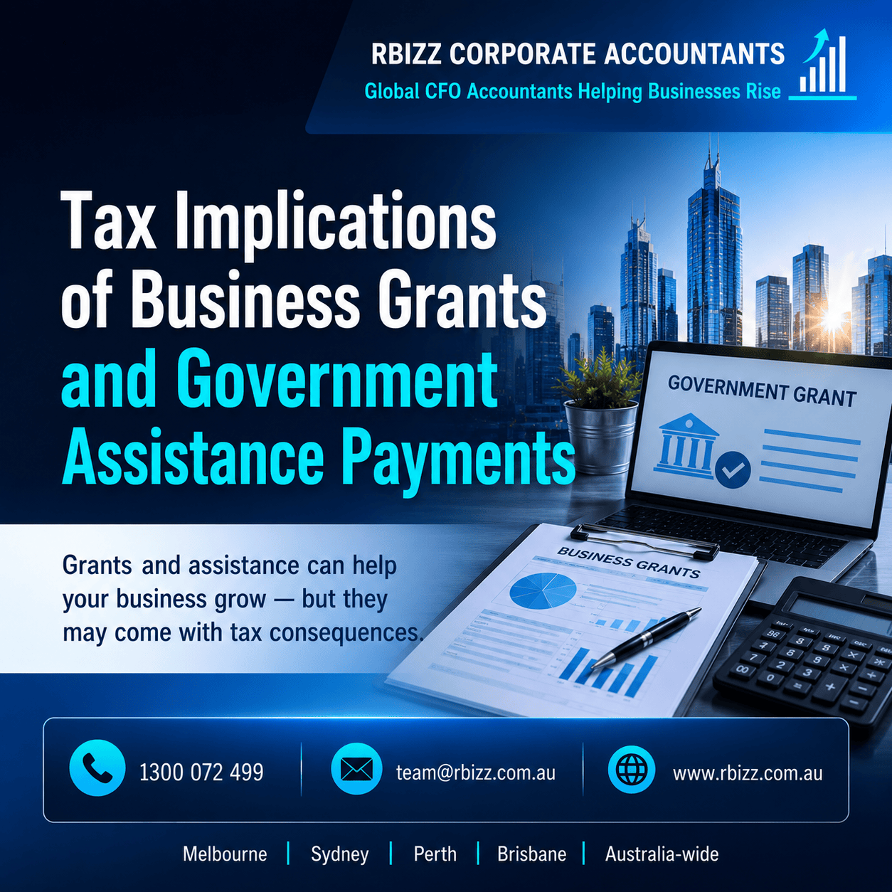 Tax Implications of Business Grants and Government Assistance Payments