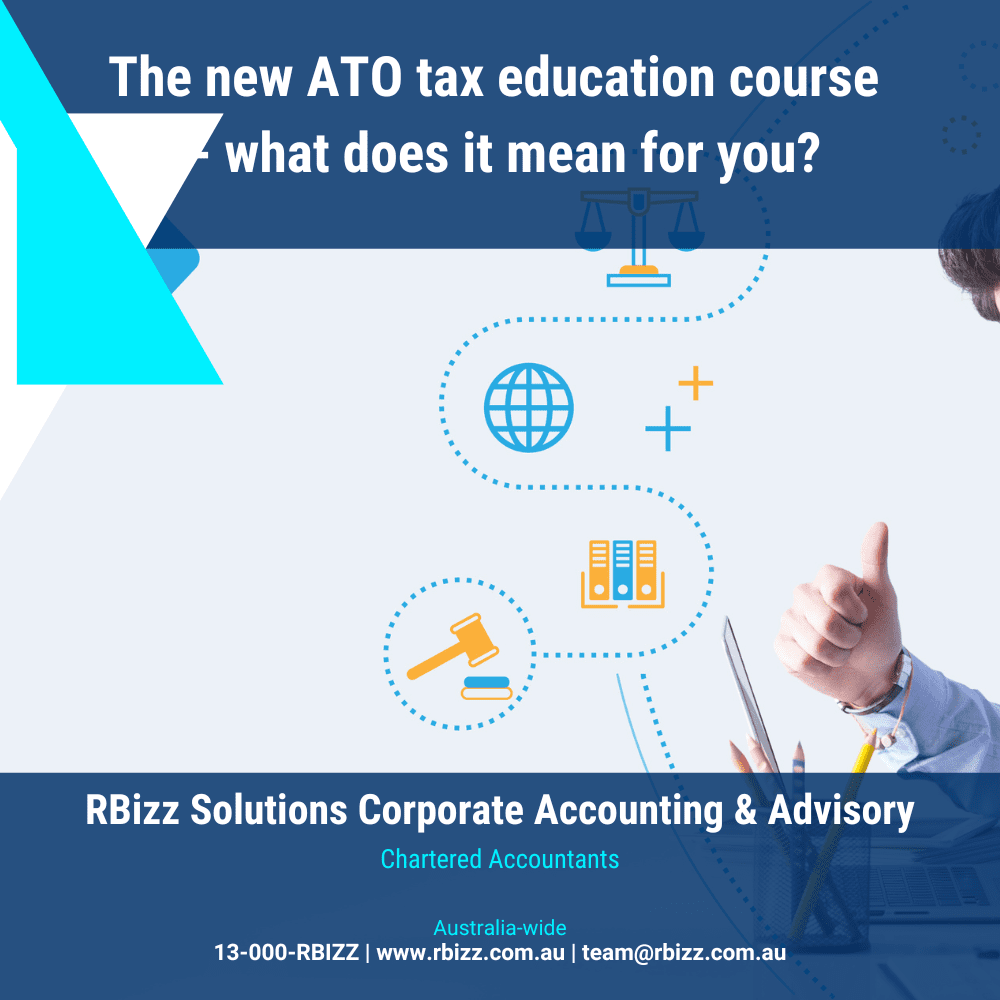 The new ATO tax education course is here - what does it mean for you