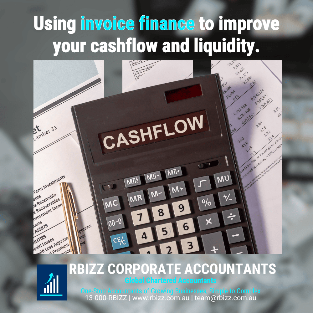 Using invoice finance to improve your cashflow and liquidity.