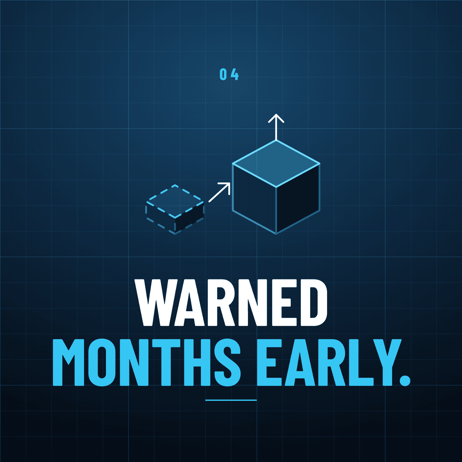 Advance warning of anything material, so a big bill — if one is coming — is flagged months ahead, giving you time to plan and set money aside.