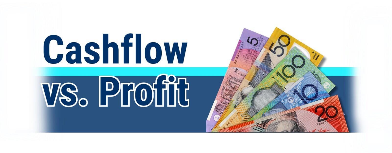 What is the difference between cashflow and profit?