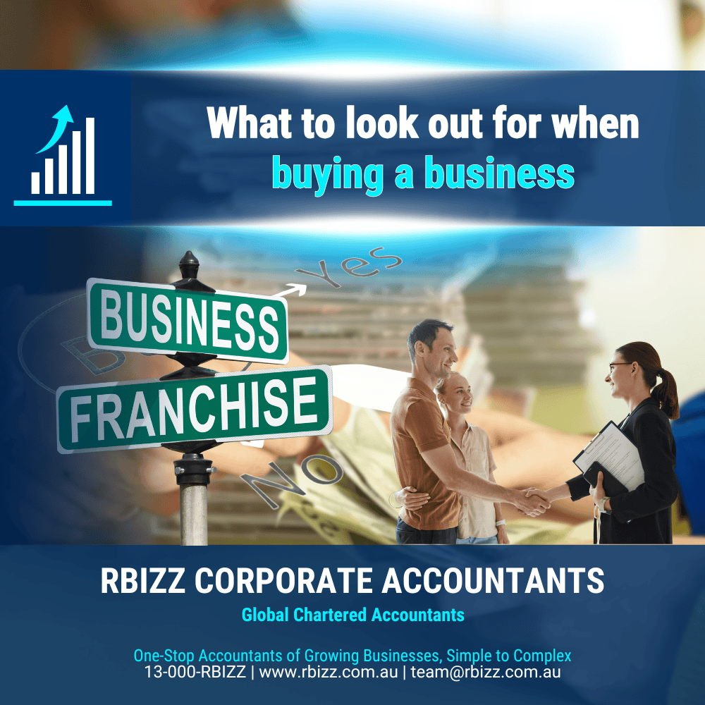 What to look out for when buying a business