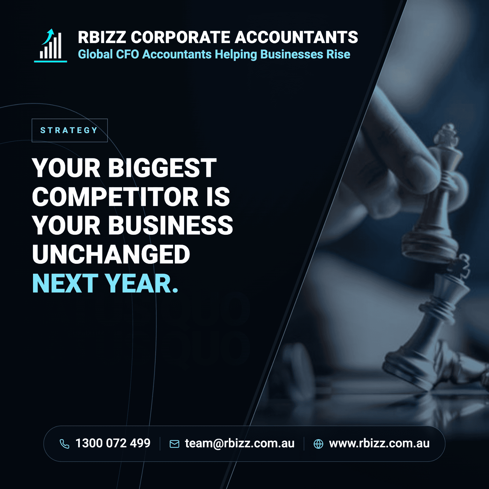 Your Biggest Competitor Isn't the Business Down the Road. It's the Version of Your Business That Does Nothing Differently Next Year.