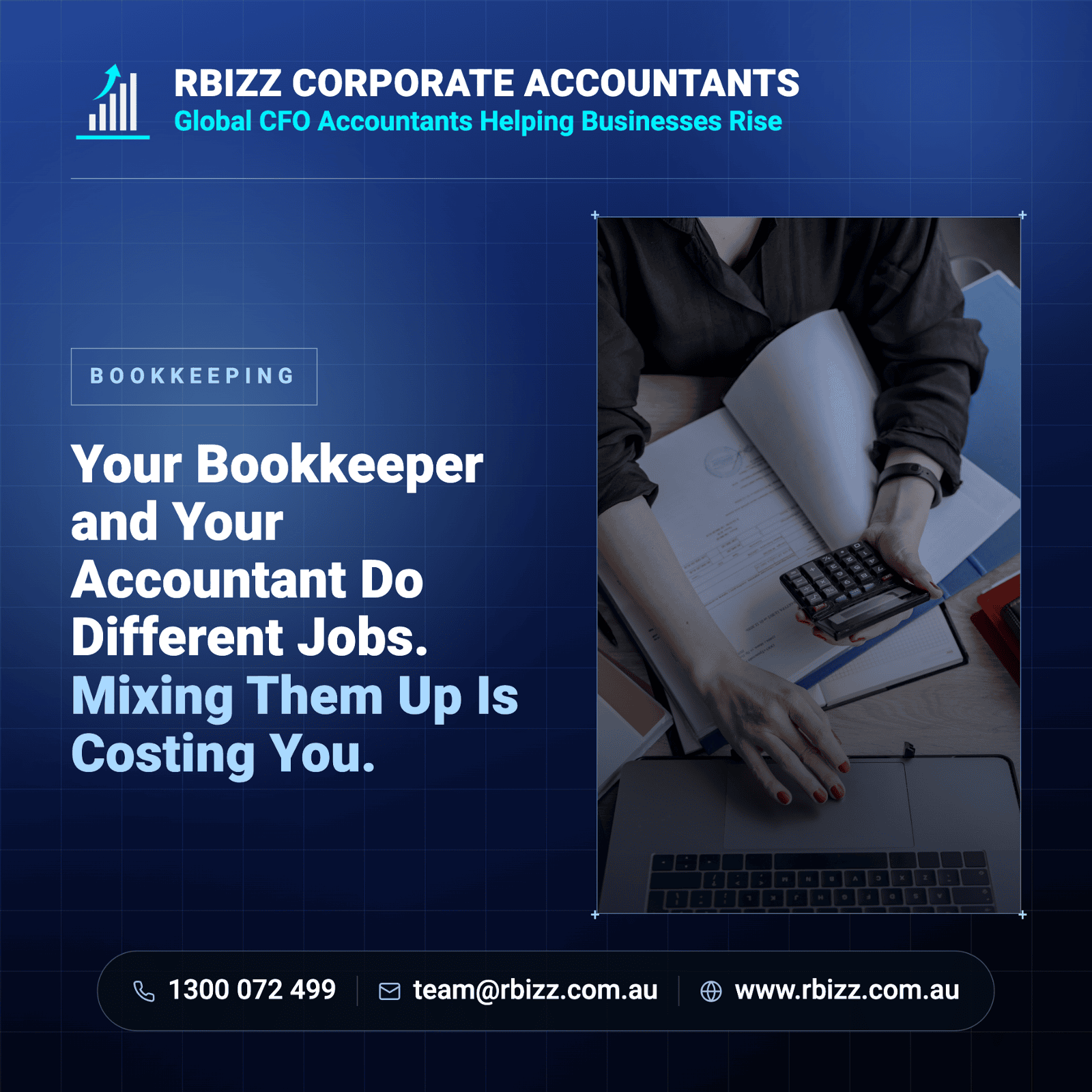 Your Bookkeeper and Your Accountant Do Different Jobs. Mixing Them Up Is Costing You.